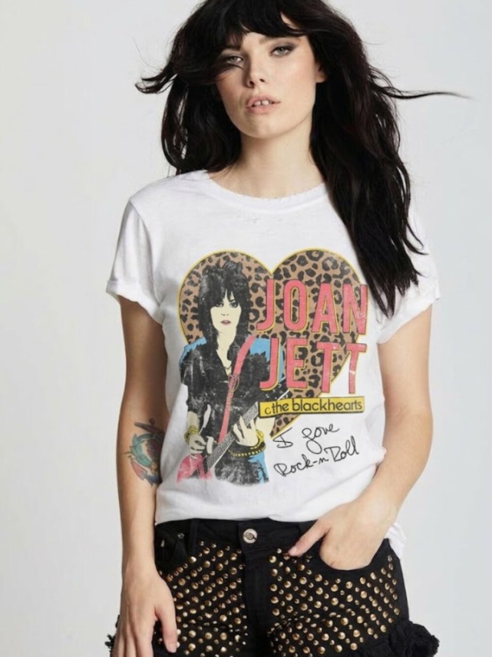 RECYCLED KARMA Joan Jett & The BlackHearts Band Tshirt Graohic Tee Grunge Indie